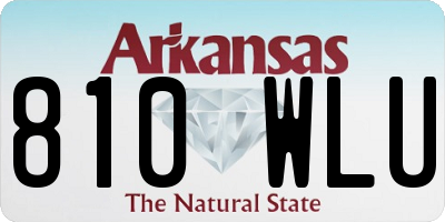 AR license plate 810WLU