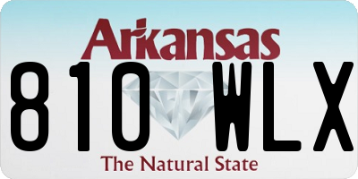 AR license plate 810WLX