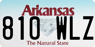 AR license plate 810WLZ