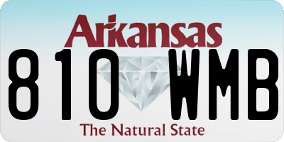 AR license plate 810WMB