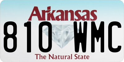 AR license plate 810WMC