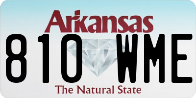 AR license plate 810WME