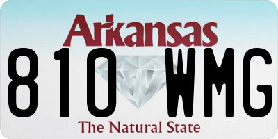 AR license plate 810WMG