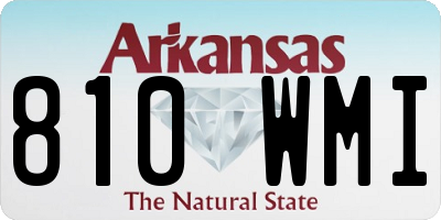 AR license plate 810WMI