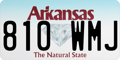 AR license plate 810WMJ