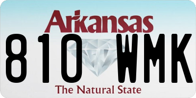 AR license plate 810WMK