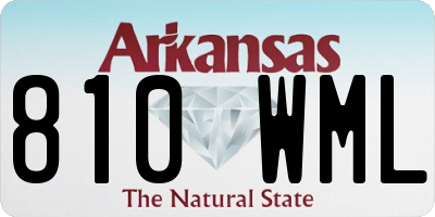 AR license plate 810WML