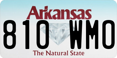 AR license plate 810WMO