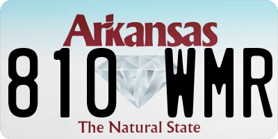 AR license plate 810WMR