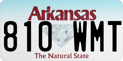 AR license plate 810WMT