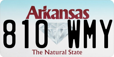 AR license plate 810WMY