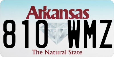 AR license plate 810WMZ