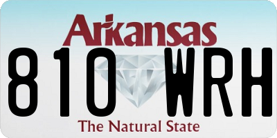 AR license plate 810WRH