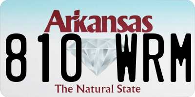 AR license plate 810WRM