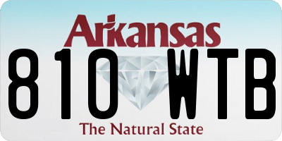 AR license plate 810WTB