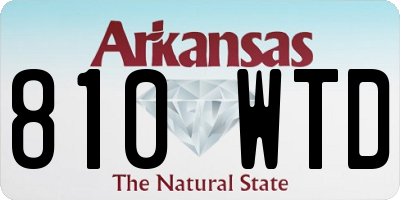 AR license plate 810WTD