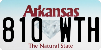 AR license plate 810WTH