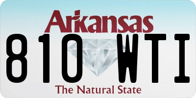 AR license plate 810WTI