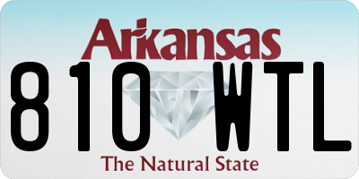 AR license plate 810WTL