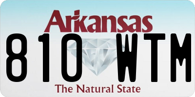 AR license plate 810WTM