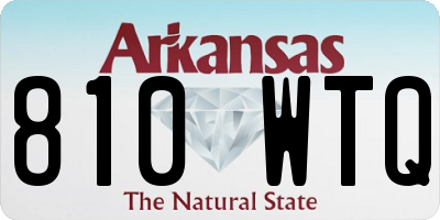 AR license plate 810WTQ