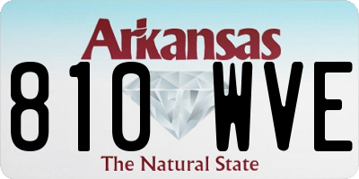 AR license plate 810WVE