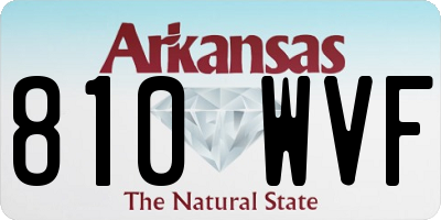 AR license plate 810WVF