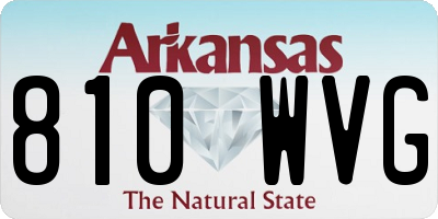 AR license plate 810WVG
