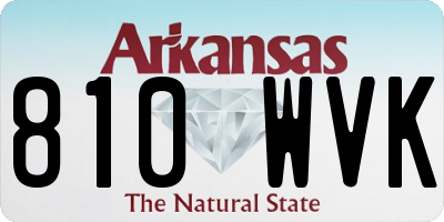 AR license plate 810WVK