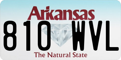 AR license plate 810WVL
