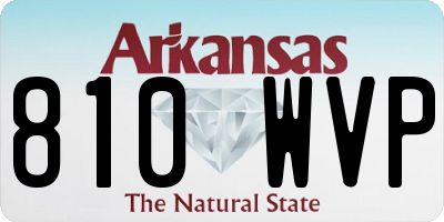 AR license plate 810WVP