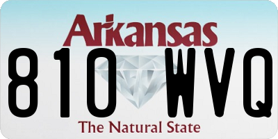 AR license plate 810WVQ