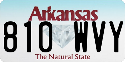 AR license plate 810WVY