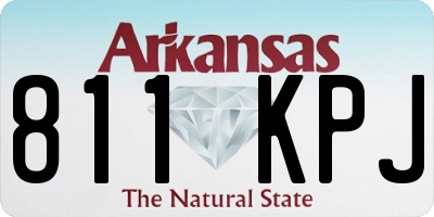 AR license plate 811KPJ