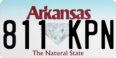 AR license plate 811KPN