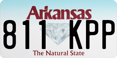 AR license plate 811KPP