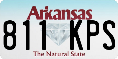 AR license plate 811KPS