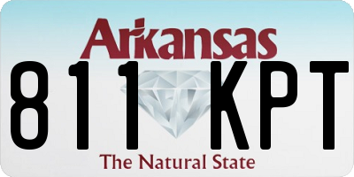 AR license plate 811KPT