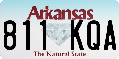 AR license plate 811KQA