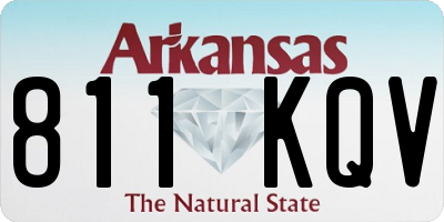 AR license plate 811KQV