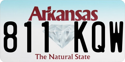 AR license plate 811KQW