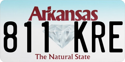 AR license plate 811KRE