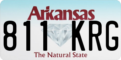 AR license plate 811KRG