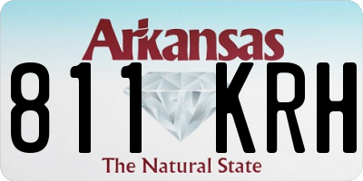 AR license plate 811KRH