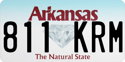 AR license plate 811KRM