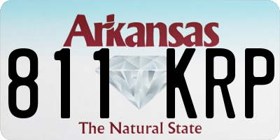 AR license plate 811KRP