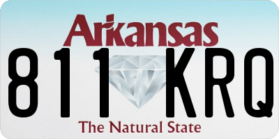 AR license plate 811KRQ