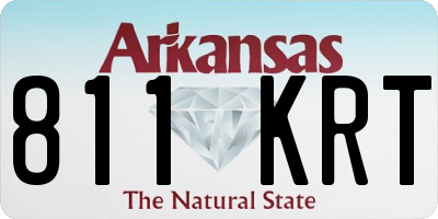 AR license plate 811KRT