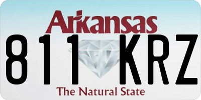 AR license plate 811KRZ
