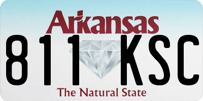 AR license plate 811KSC